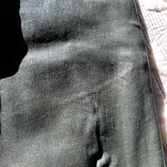 J Brand Forest Green "Super Skinny" Leather Pant - Picture 11 of 11